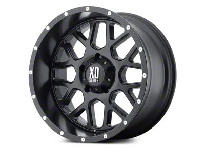 XD Grenade Satin Black 5-Lug Wheel; 20x9; 18mm Offset (05-11 Dakota)