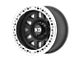 XD Machete Crawl Beadlock Satin Black with Machined Bead Ring 5-Lug Wheel; 17x9; -38mm Offset (87-90 Dakota)