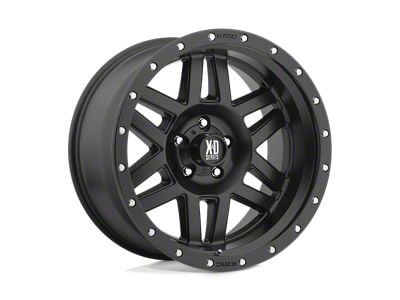 XD Machete Satin Black with Reinforcing Ring 5-Lug Wheel; 16x8; 0mm Offset (87-90 Dakota)