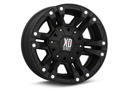 XD Monster II Matte Black 5-Lug Wheel; 17x9; -12mm Offset (05-11 Dakota)