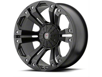 XD Monster Matte Black 5-Lug Wheel; 18x9; 18mm Offset (87-90 Dakota)