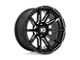 XD Outbreak Gloss Black Milled 5-Lug Wheel; 17x8; 35mm Offset (87-90 Dakota)