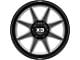 XD Pike Gloss Black Milled 5-Lug Wheel; 20x9; 0mm Offset (05-11 Dakota)