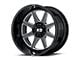 XD Pike Gloss Black Milled 5-Lug Wheel; 20x9; 0mm Offset (05-11 Dakota)