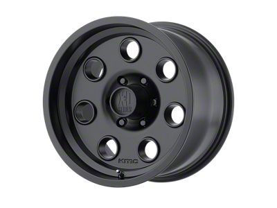 XD Pulley Satin Black 5-Lug Wheel; 17x9; -12mm Offset (87-90 Dakota)