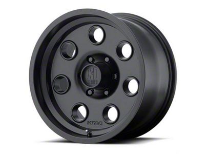 XD Pulley Satin Black 5-Lug Wheel; 17x9; -12mm Offset (05-11 Dakota)