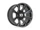 XD Reactor Gloss Black Milled 5-Lug Wheel; 20x9; 0mm Offset (05-11 Dakota)