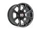 XD Reactor Gloss Black Milled 5-Lug Wheel; 20x9; 0mm Offset (05-11 Dakota)