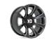 XD Reactor Gloss Black Milled 5-Lug Wheel; 20x9; 18mm Offset (05-11 Dakota)