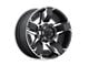 XD Rockstar II Matte Black Machined 5-Lug Wheel; 20x9; 18mm Offset (87-90 Dakota)