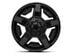 XD Rockstar II Matte Black 5-Lug Wheel; 17x8; 10mm Offset (87-90 Dakota)