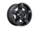 XD Rockstar II Matte Black 5-Lug Wheel; 18x9; 0mm Offset (87-90 Dakota)