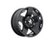 XD Rockstar Matte Black 6-Lug Wheel; 18x9; 0mm Offset (97-04 Dakota)