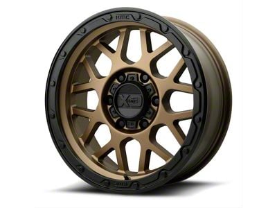 XD Grenade OR Matte Bronze with Matte Black Lip 6-Lug Wheel; 18x8.5; 0mm Offset (21-24 F-150)