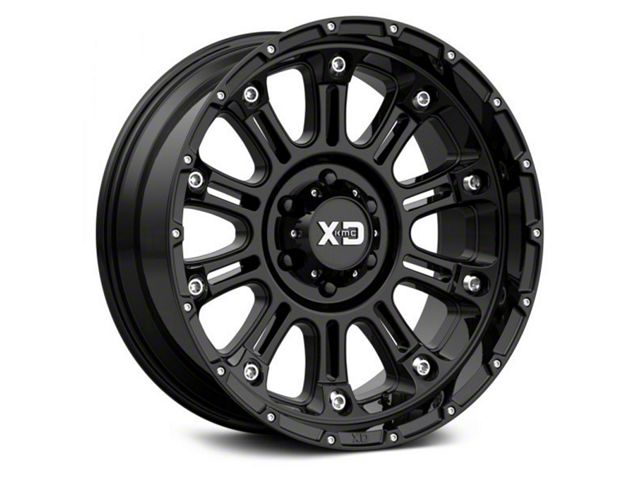 XD Hoss II Gloss Black 6-Lug Wheel; 20x9; 0mm Offset (21-24 F-150)