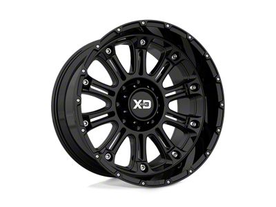 XD Hoss II Gloss Black 6-Lug Wheel; 20x10; -24mm Offset (21-24 F-150)
