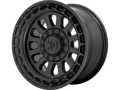 XD Omega Satin Black 6-Lug Wheel; 17x9; 0mm Offset (21-24 F-150)