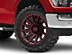 XD Specter Gloss Black with Red Tint 6-Lug Wheel; 20x10; -18mm Offset (21-24 F-150)