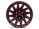 XD Specter Gloss Black with Red Tint 6-Lug Wheel; 20x10; -18mm Offset (21-24 F-150)