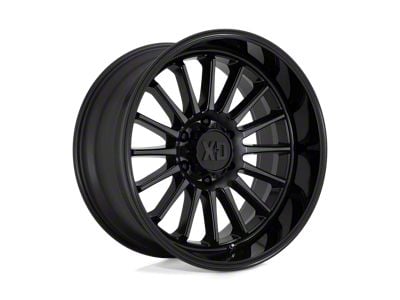 XD Whiplash Gloss Black with Gray Tint 6-Lug Wheel; 20x10; -18mm Offset (21-24 F-150)