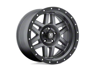 XD Machete Matte Gray with Black Ring 8-Lug Wheel; 20x9; 18mm Offset (23-24 F-250 Super Duty)