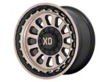XD Omega Satin Black with Bronze Tint 8-Lug Wheel; 20x10; -18mm Offset (23-24 F-350 Super Duty SRW)