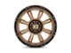 XD Titan Matte Bronze with Black Lip 8-Lug Wheel; 20x12; -44mm Offset (23-24 F-350 Super Duty SRW)