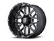 XD Grenade Satin Black Milled 6-Lug Wheel; 20x12; -44mm Offset (14-18 Sierra 1500)