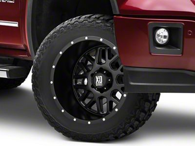 XD Grenade Satin Black 6-Lug Wheel; 20x10; -24mm Offset (14-18 Sierra 1500)