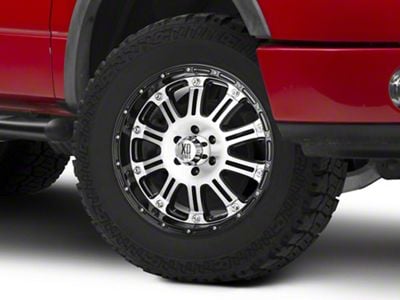 XD Hoss Gloss Black Machined 6-Lug Wheel; 20x9; 30mm Offset (04-08 F-150)