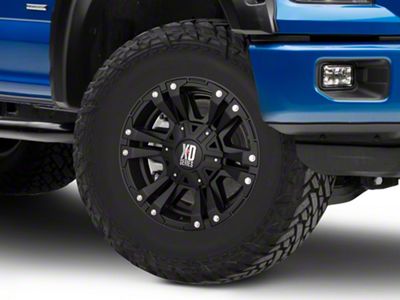 XD Monster II Matte Black 6-Lug Wheel; 18x9; 18mm Offset (15-20 F-150)