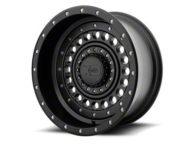 XD Panzer Satin Black 6-Lug Wheel; 20x12; -44mm Offset (14-18 Silverado 1500)