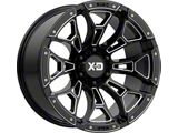 XD Boneyard Gloss Black Milled 5-Lug Wheel; 20x9; 0mm Offset (09-18 RAM 1500)