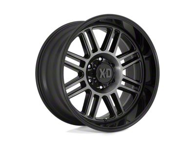 XD Cage Gloss Black with Gray Tint 8-Lug Wheel; 20x10; -18mm Offset (06-08 RAM 1500 Mega Cab)