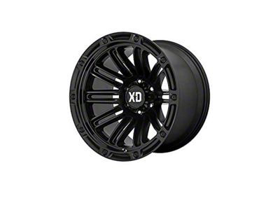 XD Double Deuce Satin Black with Dark Tint 8-Lug Wheel; 20x12; -44mm Offset (06-08 RAM 1500 Mega Cab)
