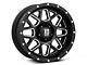 XD Grenade Satin Black Milled 5-Lug Wheel; 20x9; 0mm Offset (09-18 RAM 1500)