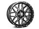 XD Grenade Satin Black Milled 6-Lug Wheel; 20x9; 0mm Offset (19-24 RAM 1500)