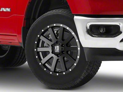 XD Heist Satin Black 6-Lug Wheel; 18x9; 30mm Offset (19-24 RAM 1500)