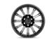 XD Luxe Gloss Black Machined with Gray Tint 5-Lug Wheel; 22x10; -18mm Offset (02-08 RAM 1500, Excluding Mega Cab)