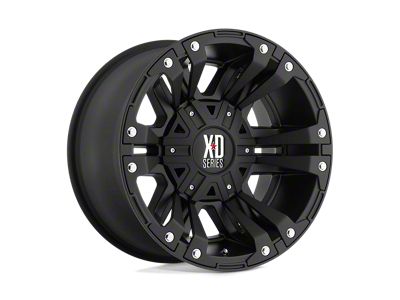 XD Monster II Matte Black 5-Lug Wheel; 18x10; -24mm Offset (02-08 RAM 1500, Excluding Mega Cab)