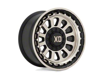 XD Omega Satin Black with Bronze Tint 5-Lug Wheel; 17x9; -12mm Offset (02-08 RAM 1500, Excluding Mega Cab)
