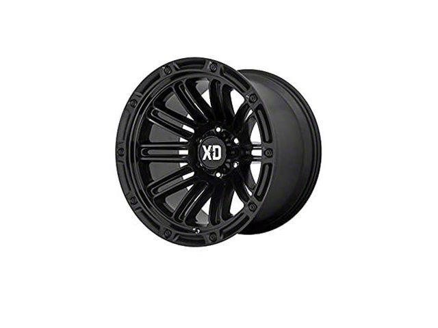 XD Double Deuce Satin Black with Dark Tint 8-Lug Wheel; 20x12; -44mm Offset (19-24 RAM 2500)