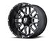 XD Grenade Satin Black Milled 8-Lug Wheel; 22x12; -44mm Offset (19-24 RAM 2500)