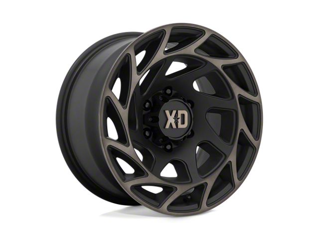 XD Onslaught Satin Black with Bronze Tint 8-Lug Wheel; 20x9; 0mm Offset (19-24 RAM 2500)