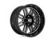 XD Cage Gloss Black Milled 8-Lug Wheel; 20x9; 0mm Offset (19-24 RAM 3500 SRW)