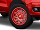 XD Gunner Candy Red Milled 6-Lug Wheel; 20x10; -18mm Offset (19-23 Ranger)