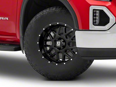 XD Grenade Gloss Black 6-Lug Wheel; 18x9; 18mm Offset (19-25 Sierra 1500)