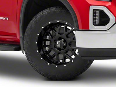 XD Grenade Gloss Black 6-Lug Wheel; 20x9; 18mm Offset (19-24 Sierra 1500)