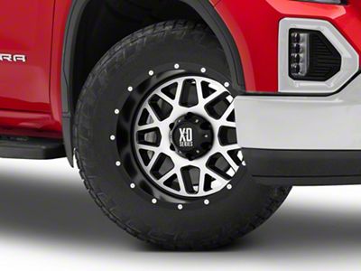 XD Grenade Satin Black Machined 6-Lug Wheel; 20x9; 18mm Offset (19-24 Sierra 1500)