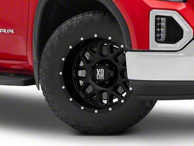 XD Grenade Satin Black 6-Lug Wheel; 20x10; -24mm Offset (19-24 Sierra 1500)